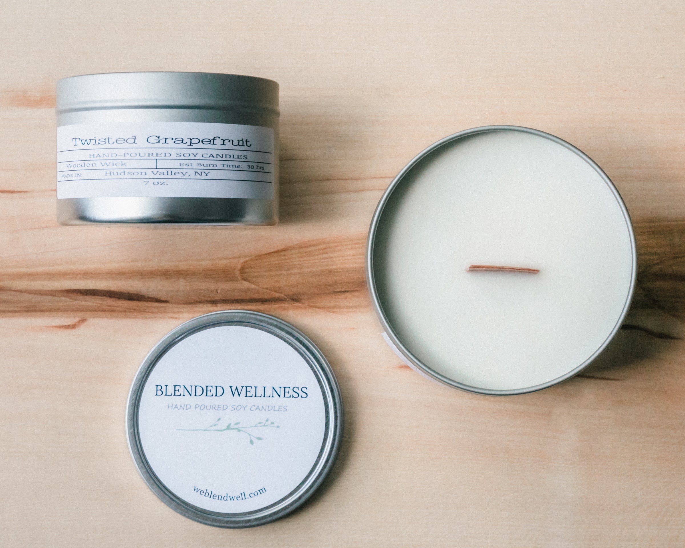 Twisted Grapefruit Candle