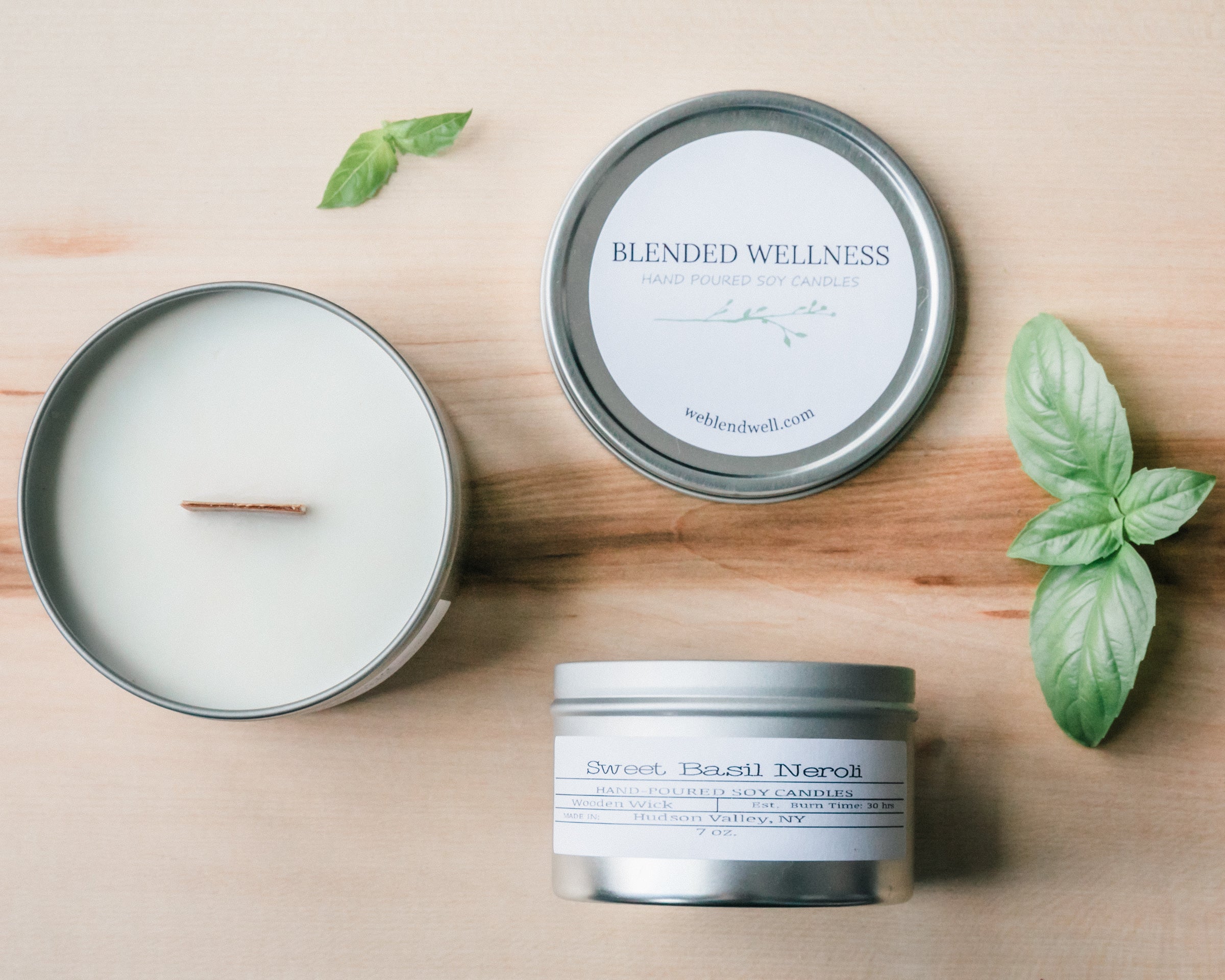 Sweet Basil Neroli Candle